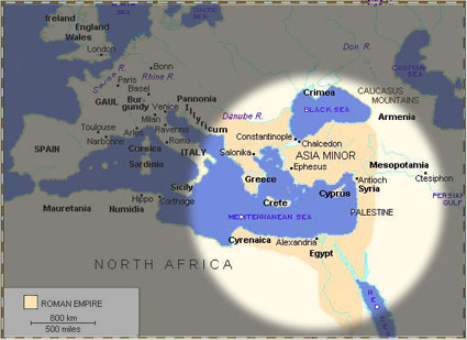 Roman Empire 500 AD