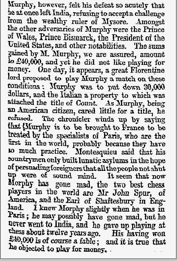 Paul Morphy vs Adolf Anderssen (1858) First Fall of the Wall