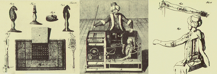 mechanical drawings of the Turk